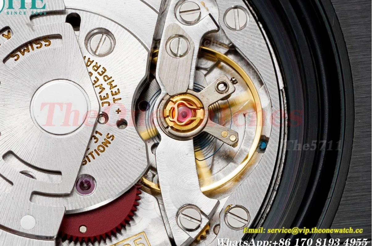 VS3135 SS DLC Green Blaken V6F Dot 40mm Submariner 0407